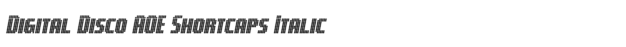 Digital Disco AOE Shortcaps Italic image